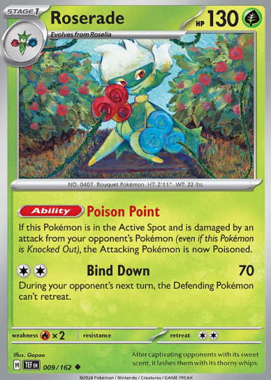 #009 Roserade  Temporal Forces