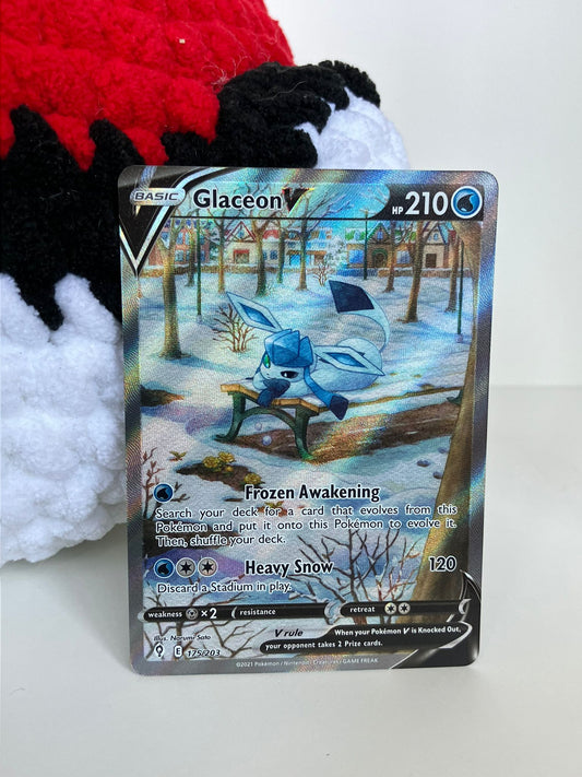 Glaceon V #175 Evolving Skies Pack Fresh MINT (ONE LEFT IN STOCK)