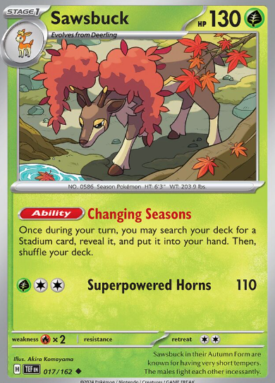 #017 Sawsbuck Temporal Forces