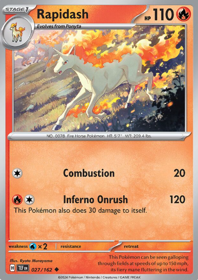 #027 Rapidash  Temporal Forces
