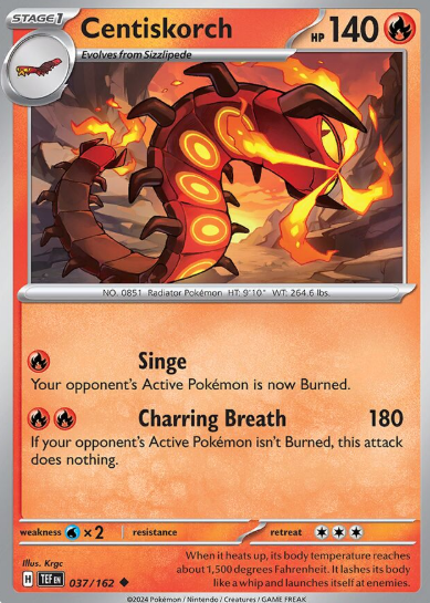 #037 Centiskorch Temporal Forces