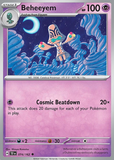 #074 Beheeyem Temporal Forces