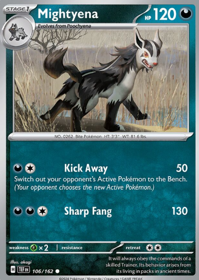 #106 Mightyena Temporal Forces