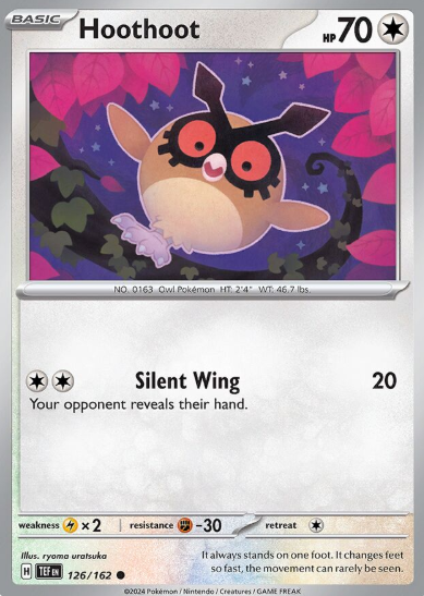 #126 Hoothoot Temporal Forces