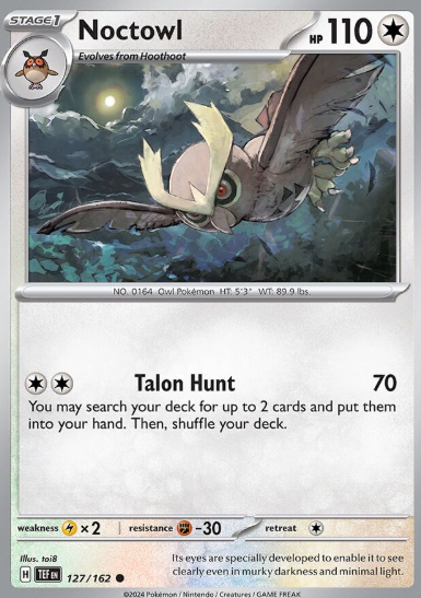 #127 Noctowl Temporal Forces