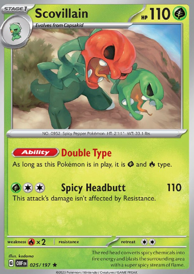 #025 Scovillain Obsidian Flames