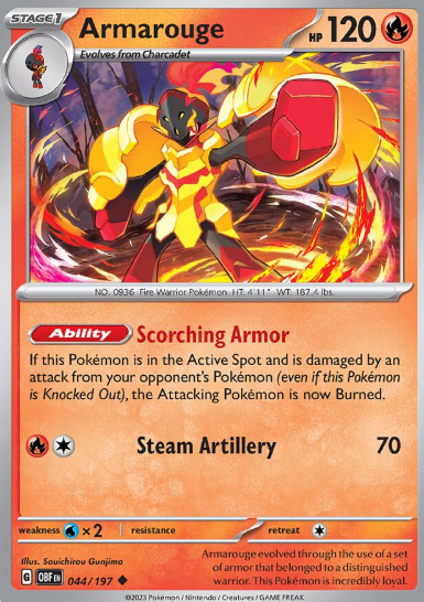 #044 Armarouge Obsidian Flames