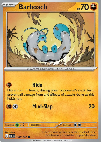 #108 Barboach Obsidian Flames