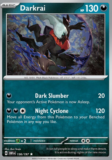 #136 Darkrai Obsidian Flames