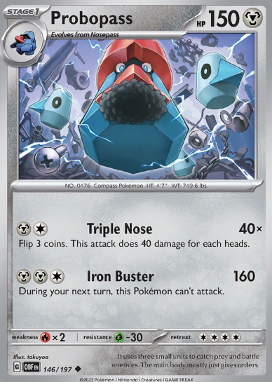 #146 Probopass Obsidian Flames