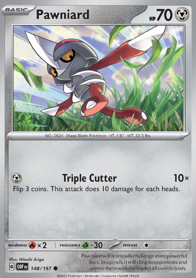 #148 Pawniard Obsidian Flames