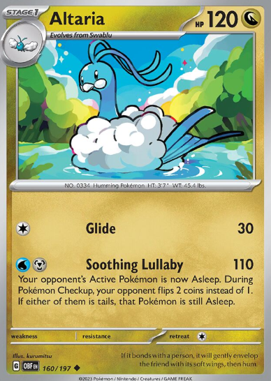 #160 Altaria Obsidian Flames
