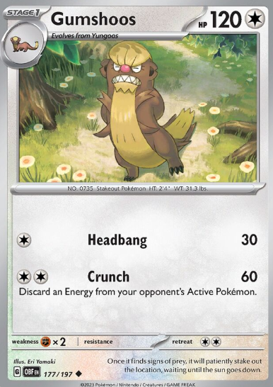 #177 Gumshoos Obsidian Flames