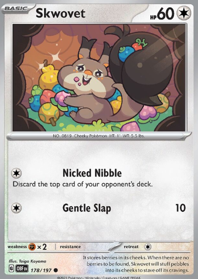 #178 Skwovet Obsidian Flames