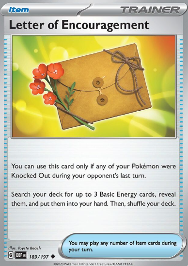 #189 Letter Of Encouragement Obsidian Flames