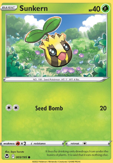 #005 Sunkern Silver Tempest