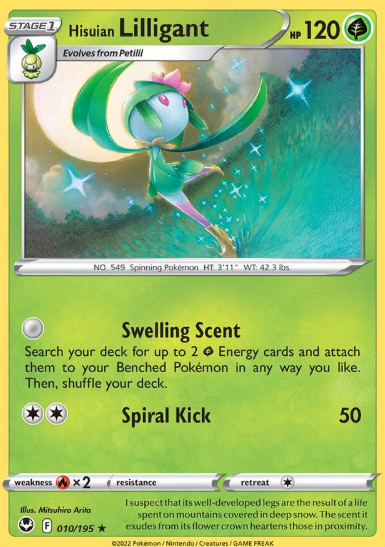 #010 Hisuian Lilligant  Silver Tempest