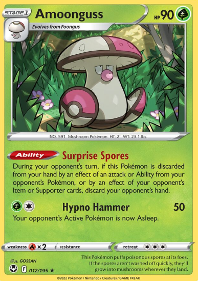 #012 Amoonguss  Silver Tempest