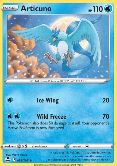 #036 Articuno Silver Tempest