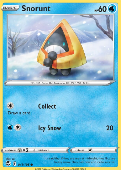 #041 Snorunt Silver Tempest