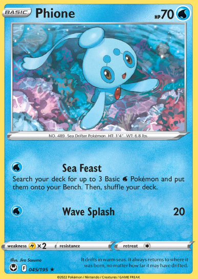 #045 Phione Silver Tempest