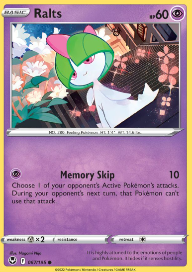 #067 Ralts Silver Tempest