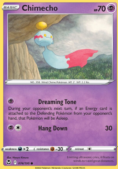 #074 Chimecho Silver Tempest