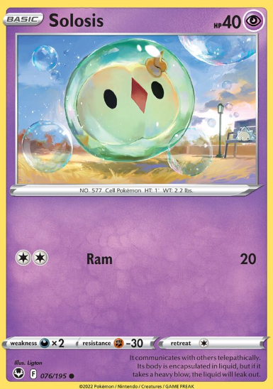 #076 Solosis Silver Tempest