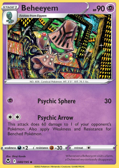 #080 Beheeyem Silver Tempest