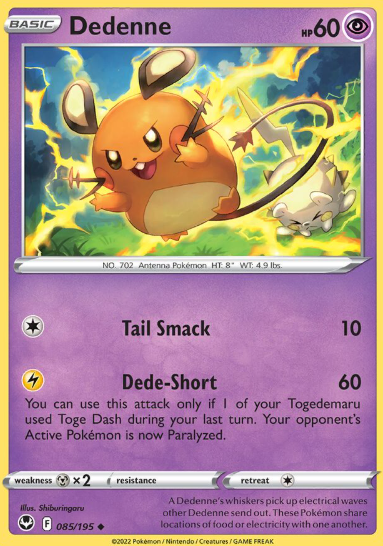 #085 Dedenne Silver Tempest