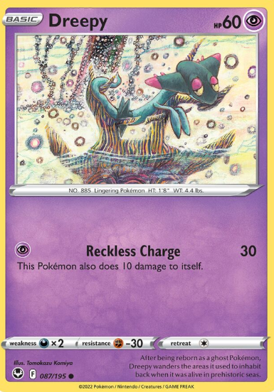 #087 Dreepy Silver Tempest