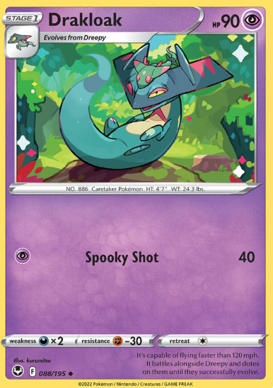 #088 Drakloak Silver Tempest