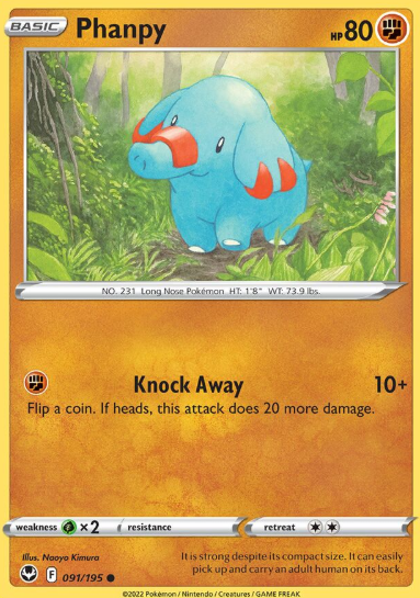 #091 Phanpy Silver Tempest