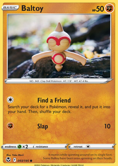 #093 Baltoy Silver Tempest