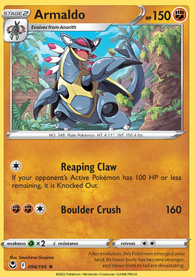 #096 Armaldo Silver Tempest