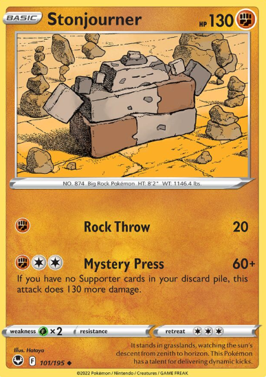 #101 Stonjourner Silver Tempest