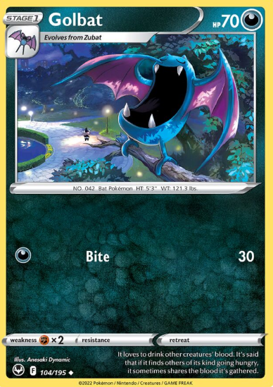 #104 Golbat Silver Tempest
