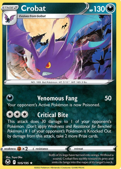 #105 Crobat Silver Tempest