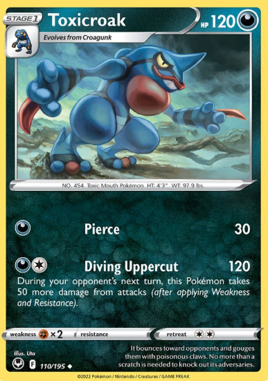 #110 Toxicorak Silver Tempest