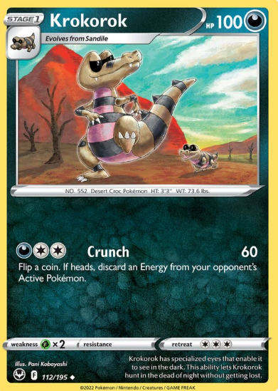 #112 Krokorok Silver Tempest