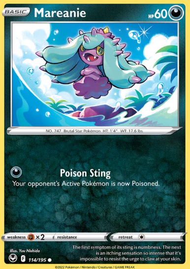 #114 Mareanie Silver Tempest