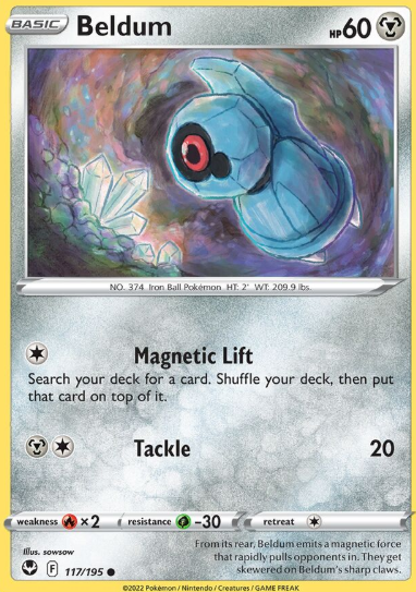 #117 Beldum  Silver Tempest