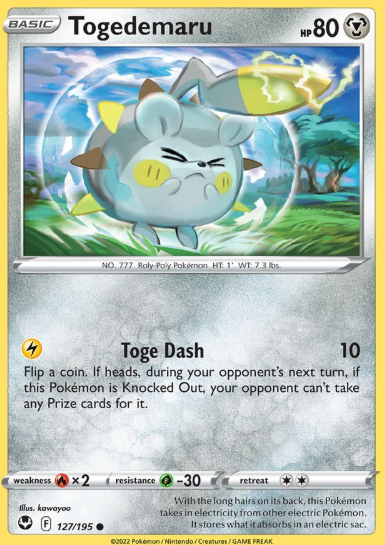 #127 Togedemaru Silver Tempest