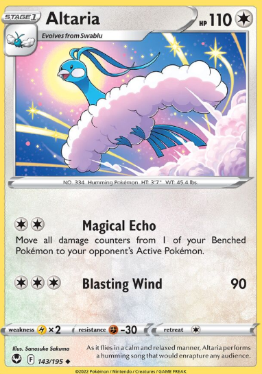 #143 Altaria Silver Tempest