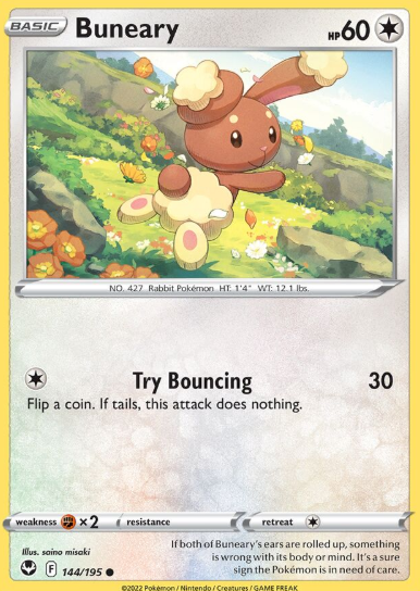 #144 Buneary Silver Tempest