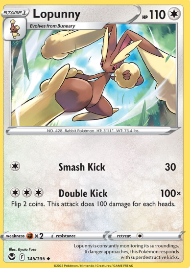 #145 Lopunny Silver Tempest