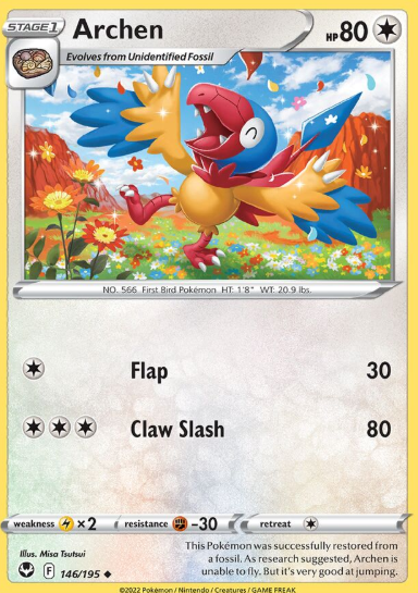 #146 Archen Silver Tempest