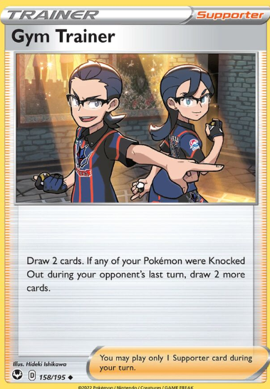 #158 Gym Trainer Silver Tempest