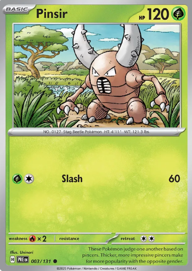 #003 Pinsir Prismatic Evolutions
