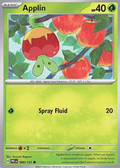 #009 Applin Prismatic Evolutions